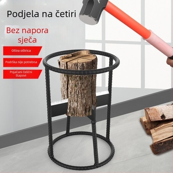 Automatska stroj za cijepanje drva i rezanje – Trodjelni set, mangan čelik