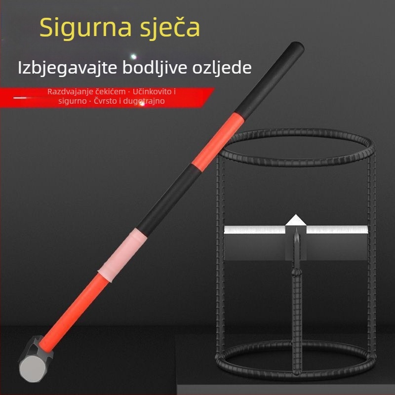 Automatska stroj za cijepanje drva i rezanje – Trodjelni set, mangan čelik