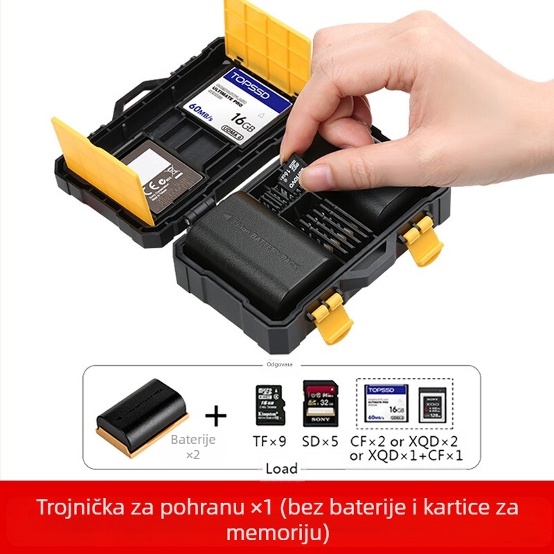 Kutija za pohranu litijeve baterije za fotoaparat FB-SCB08 (Model FB-SCB08; Težina 76 g; Uključuje FB-SCB08)