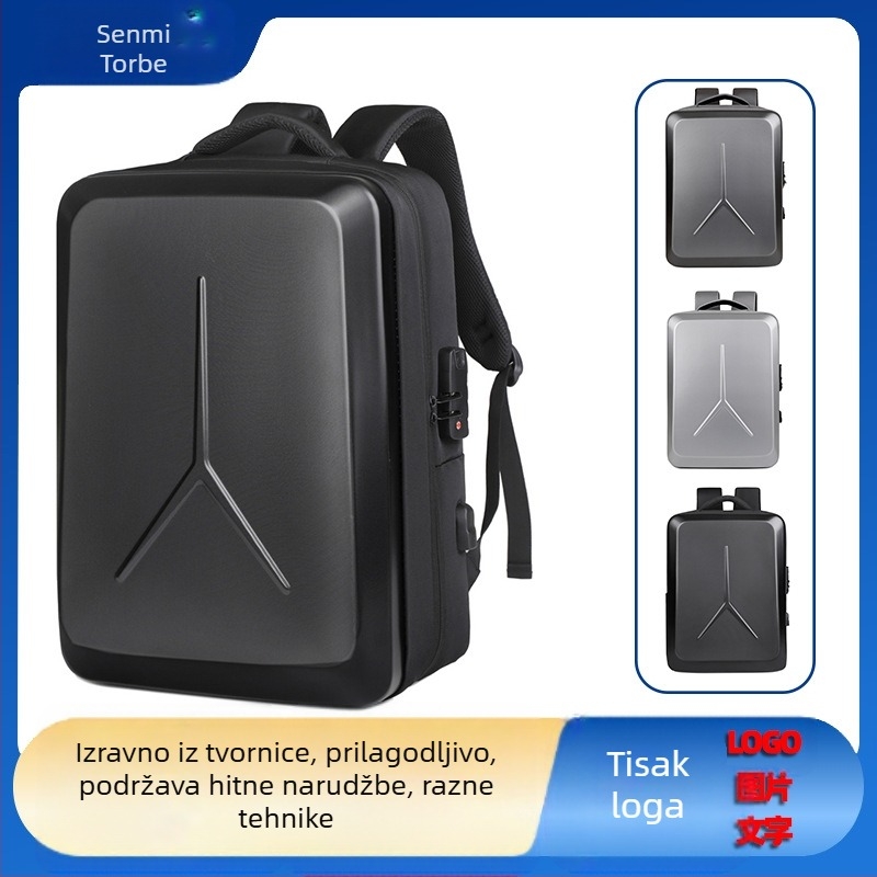 Ruksak s tvrdom PC kućištem, unisex, prozračan dizajn, kapacitet 36–55L, zakrivljene naramenice