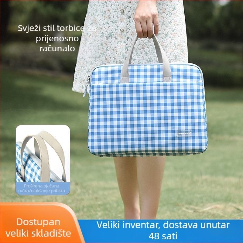 Unisex torba za laptop, vodootporna, ultra lagana, otporna na udarce, poliester