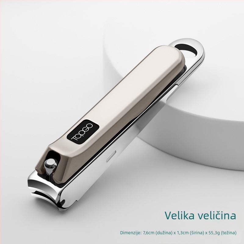 BTCLNTOS kliješta za nokte, dizajn protiv prskanja, plosna usta, karbonsko čeliko i cink-aluminijska legura