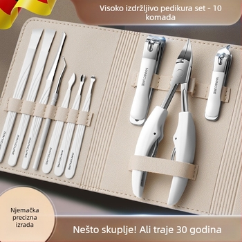 Set alata za njegu noktiju s kleštima za brazdu nokta, nehrđajući čelik i plastika, Henggrids