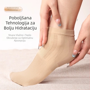 Navlaka za petu – zaštita od trenja, 90–95% najlona, jednobojni uzorak, srednje visine cilindar, unisex