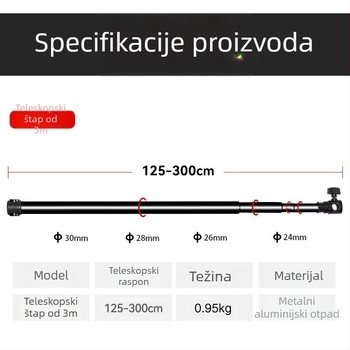 Stalak za pozadinu za fotografiju, aluminijska legura, 0,95 kg, za fotografiranje proizvoda, marka YFwryx