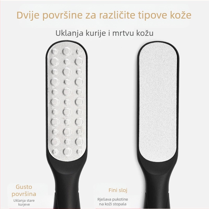 Dvostrani pilnik za stopala od nehrđajućeg čelika, ovalni brusni kamen, pakiranje 550 komada, brenda Express service