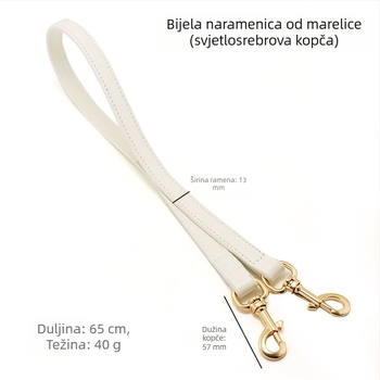 Remen za rame torbe – zamjenski dodatak za nošenje preko tijela, metalni materijal, otporan na habanje, smanjenje opterećenja, zaštita kralježnice, jednobojni uzorak