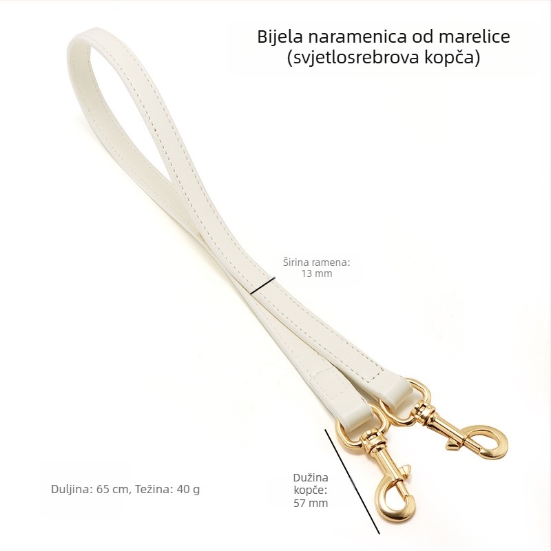 Remen za rame torbe – zamjenski dodatak za nošenje preko tijela, metalni materijal, otporan na habanje, smanjenje opterećenja, zaštita kralježnice, jednobojni uzorak