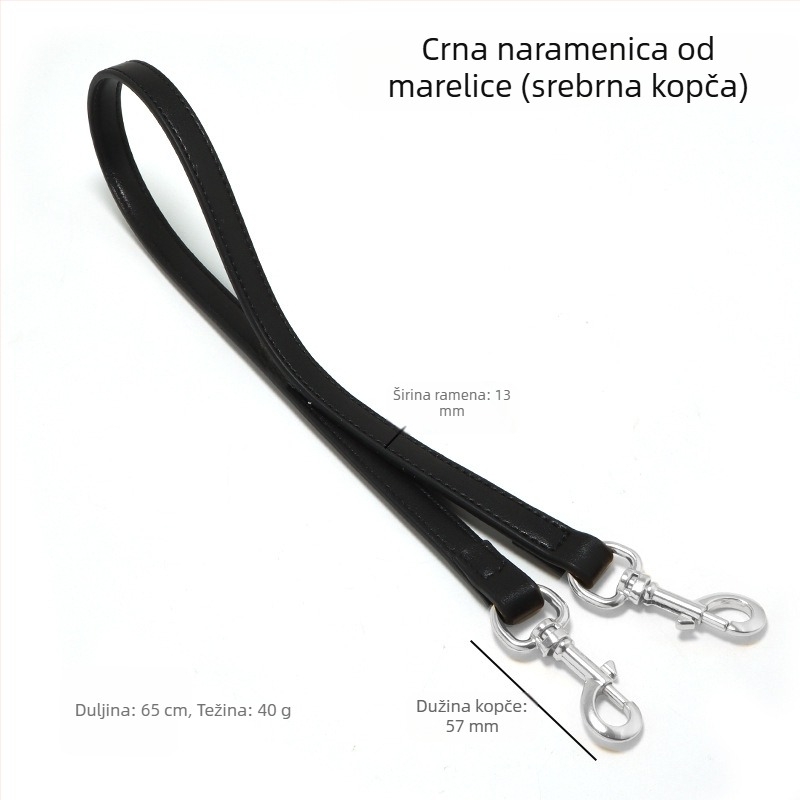 Remen za rame torbe – zamjenski dodatak za nošenje preko tijela, metalni materijal, otporan na habanje, smanjenje opterećenja, zaštita kralježnice, jednobojni uzorak