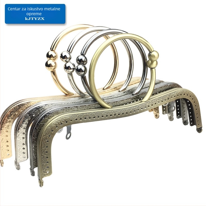 Koujin željezni okvir za torbu - ugravirani konkavni dizajn struka, DIY kompatibilno