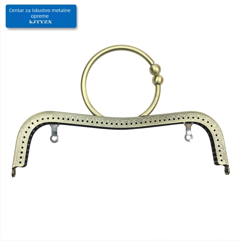 Koujin željezni okvir za torbu - ugravirani konkavni dizajn struka, DIY kompatibilno