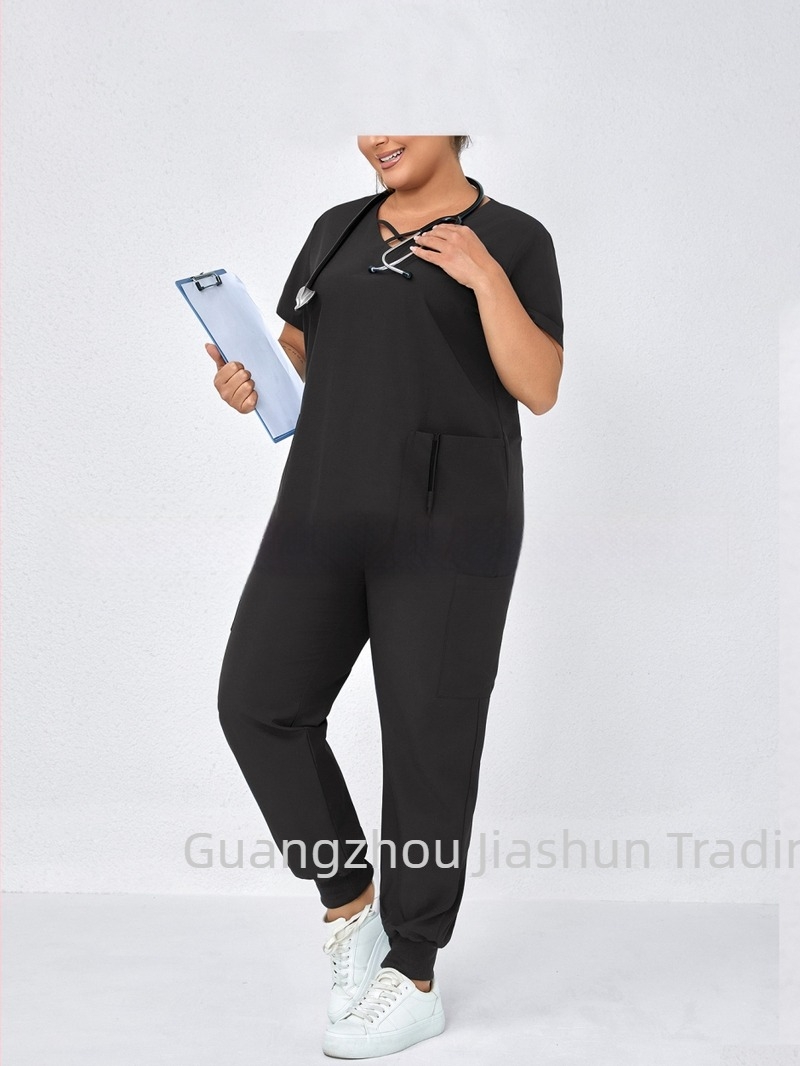 Prozračan top s mat džepom i setom top-hlače, 3/4 rukava, poliester-elastan smjesa, 90-95% poliester, japansko-korejski ležerni stil, proljeće 2025