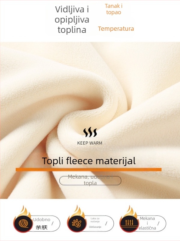 Fleece vesta - Unisex, s polarnim flisom, dodatna toplina, bez rukava, za aktivnosti na otvorenom