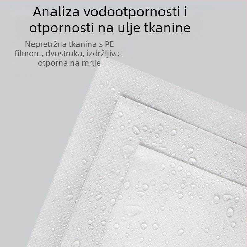 Jednokratne plahte za salone ljepote, netkani materijal, vodootporne i otporne na ulje, zgušćene, mekane i prozračne