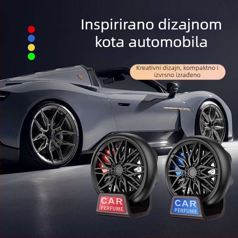 Automobilski čvrsti aromatski parfem s klipom za izlaz zraka, dekorativan i aromatičan (miris cvijeta naranče • sadržaj <5 ml • rok trajanja 3 godine)