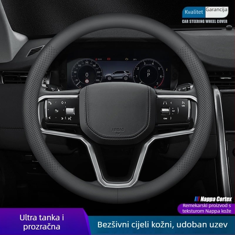 Navlaka za volan autom - univerzalna za sve sezone, protuklizna, umjetna koža