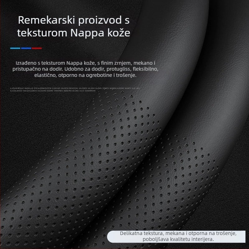 Navlaka za volan autom - univerzalna za sve sezone, protuklizna, umjetna koža