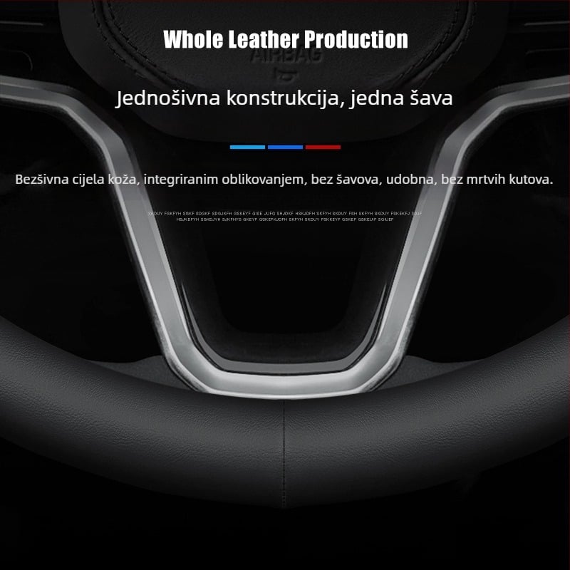 Navlaka za volan autom - univerzalna za sve sezone, protuklizna, umjetna koža