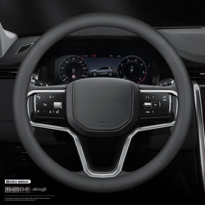 Navlaka za volan autom - univerzalna za sve sezone, protuklizna, umjetna koža