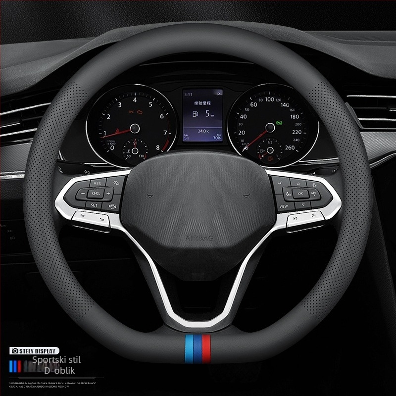 Navlaka za volan autom - univerzalna za sve sezone, protuklizna, umjetna koža