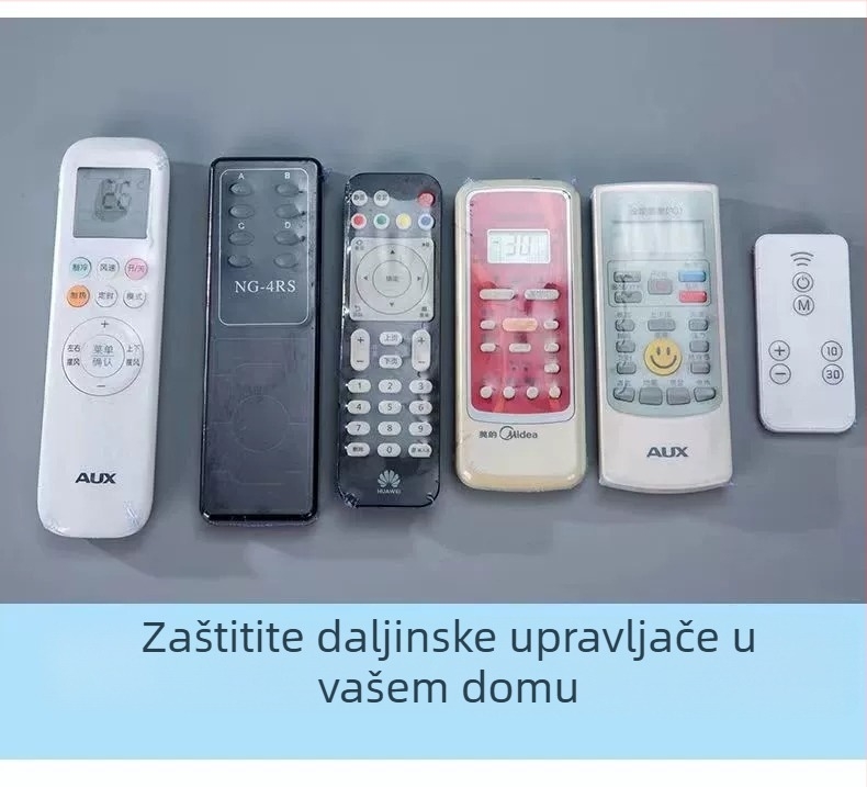 Zaštitno kućište za daljinski upravljač - univerzalno vodootporno i prašinu otporno, zaštitni sloj s toplinski skupljajućim filmom i prozirnom vrećicom (Podrijetlo: Yiwu; Značka: Family meaning; Materijal: Drugo; Pakiranje: Regular)
