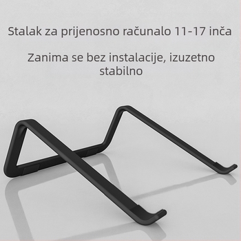 Stalak za prijenosno računalo, stolnog tipa, najlon + staklena vlakna, hlađenje