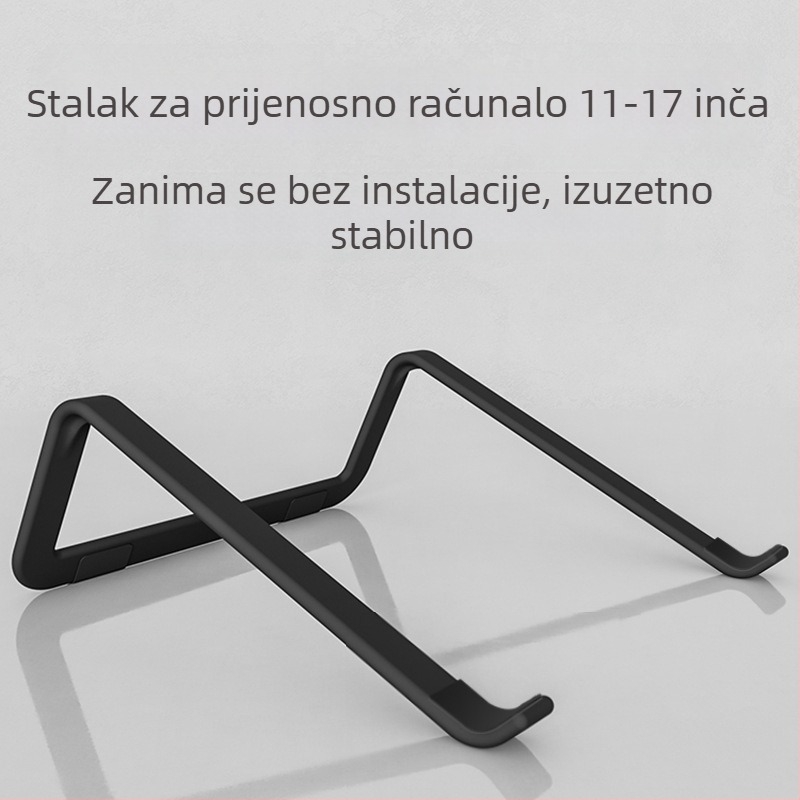 Stalak za prijenosno računalo, stolnog tipa, najlon + staklena vlakna, hlađenje