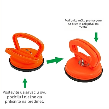 Višenamjenski alat s usisnim čašicama – Serija Large Pull, za popravak udubljenja na automobilu i popravak mobitela, Fish Day