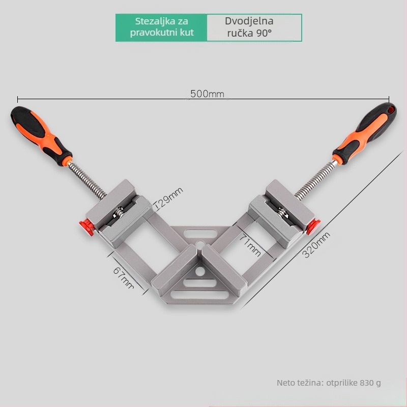 90° kutna stezaljka za drvo – višenamjenska brza stezaljka za zavarivanje, držač za akvarij