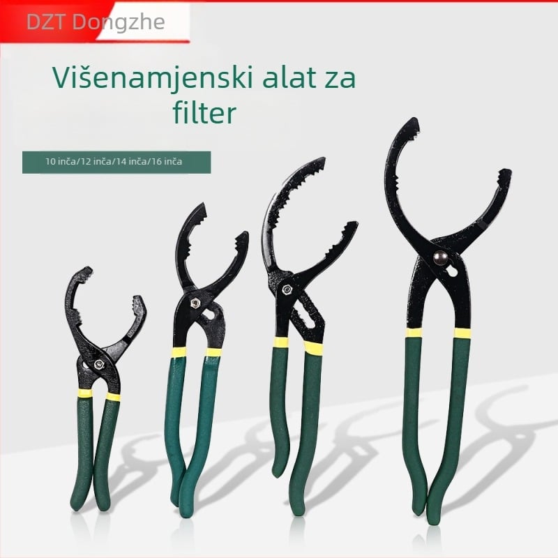 Ključ za uljni filter s nagibnom glavom, univerzalni tip, S2 alatni čelik, DLYT