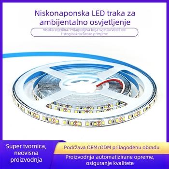 12V LED traka visoke svjetline, 2835 SMD, fleksibilna i izrezljiva, 120 LED