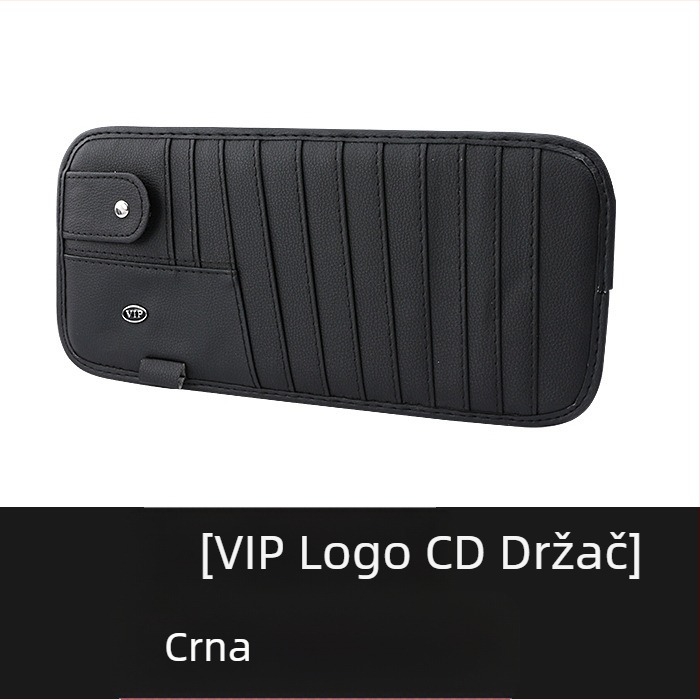 Torba za pohranu u automobilu s držačem za CD i držačem kartica – Linda, set od 9 komada