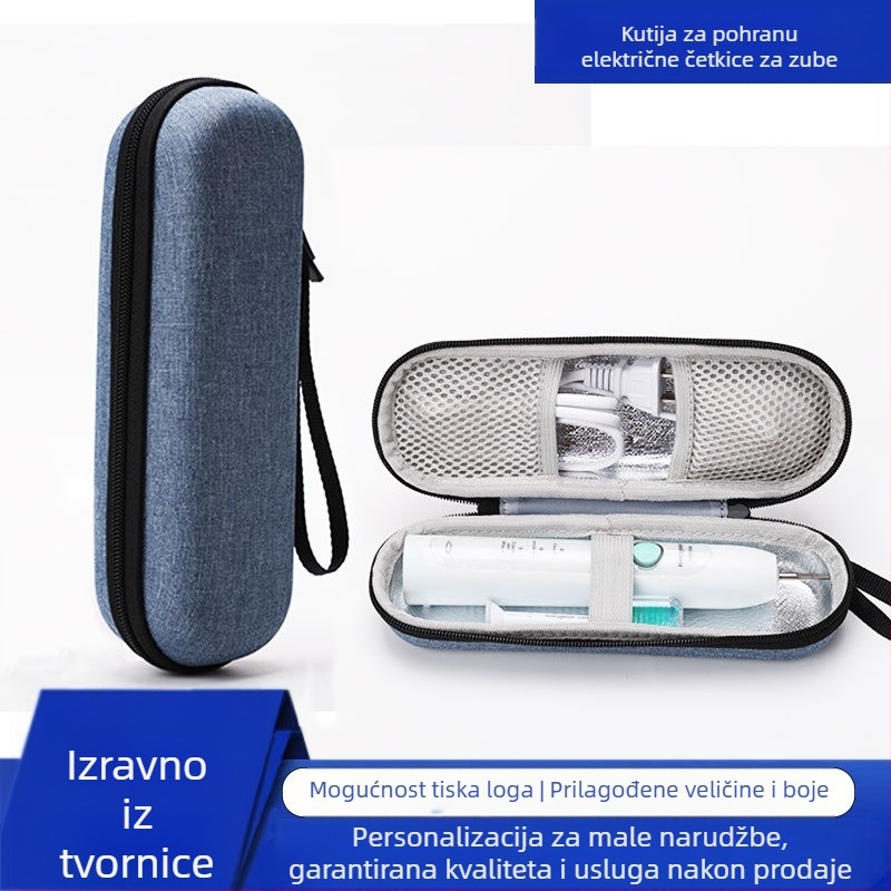 Kutija za pohranu električne četkice EVA – otporna na udarce, padove, ogrebotine, vodootporna, univerzalna za putovanja i kućnu uporabu