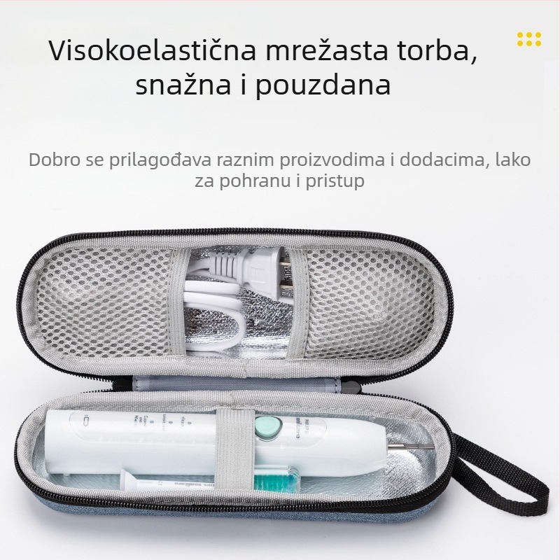 Kutija za pohranu električne četkice EVA – otporna na udarce, padove, ogrebotine, vodootporna, univerzalna za putovanja i kućnu uporabu