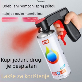 Prijenosni alat za sprej boju s ručkom, spremnikom za sprej i mlaznicom — 5 ključnih specifikacija: maksimalni tlak, protok spreja, najbolja udaljenost spreja, širina spreja, ukupna težina