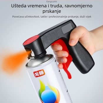 Prijenosni alat za sprej boju s ručkom, spremnikom za sprej i mlaznicom — 5 ključnih specifikacija: maksimalni tlak, protok spreja, najbolja udaljenost spreja, širina spreja, ukupna težina