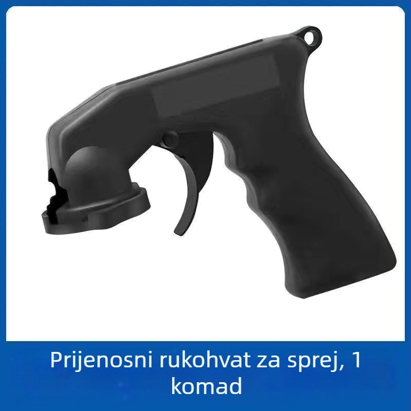 Prijenosni alat za sprej boju s ručkom, spremnikom za sprej i mlaznicom — 5 ključnih specifikacija: maksimalni tlak, protok spreja, najbolja udaljenost spreja, širina spreja, ukupna težina