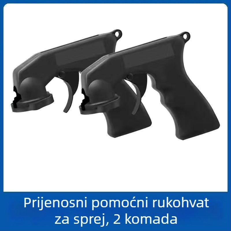 Prijenosni alat za sprej boju s ručkom, spremnikom za sprej i mlaznicom — 5 ključnih specifikacija: maksimalni tlak, protok spreja, najbolja udaljenost spreja, širina spreja, ukupna težina