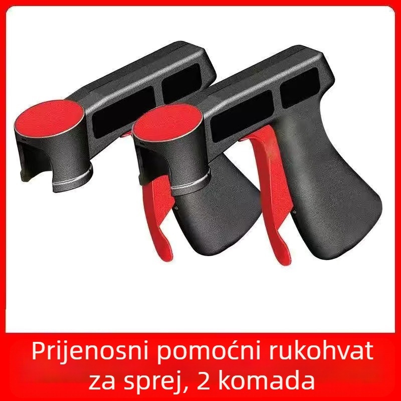 Prijenosni alat za sprej boju s ručkom, spremnikom za sprej i mlaznicom — 5 ključnih specifikacija: maksimalni tlak, protok spreja, najbolja udaljenost spreja, širina spreja, ukupna težina