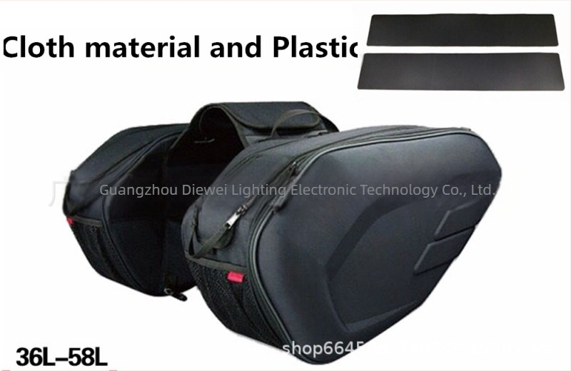 Bočna torba za motocikl – PU materijal, kapacitet 36–58 L, model Y-MC006-2, s kišnim pokrovom