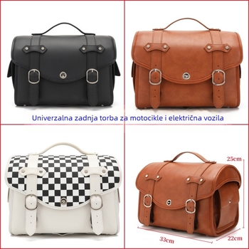 Torba za prtljažnik motocikla, djeljiva, univerzalna kompatibilnost, debeli stil, prilagodljiva