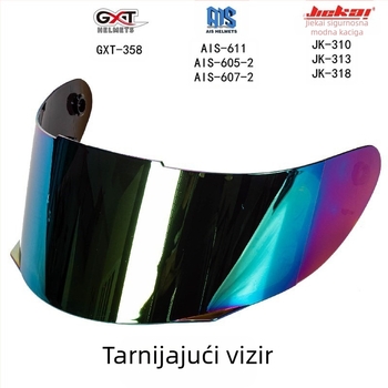 JIEKAI zaštitna leća kacige JK-310/313/318, PC, DOT certifikat, puna kaciga