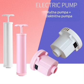 Električna pumpa za zrak, PP kućište, tip pumpe pod tlakom vrećice
