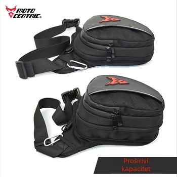 MOTOCENTRIC Nova torba za nogu na motocikl, torba za struk i crossbody torba