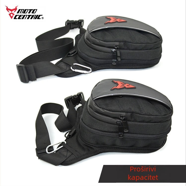 MOTOCENTRIC Nova torba za nogu na motocikl, torba za struk i crossbody torba