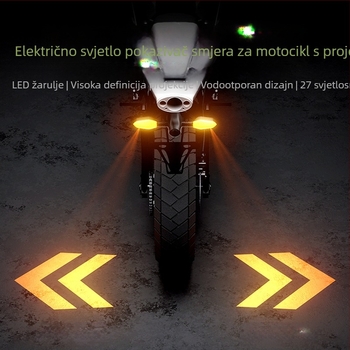 LED projektorska svjetla za motocikl za električni motocikl, 9.5W 12V, Tip a.b signalizator, vijek trajanja 30000h