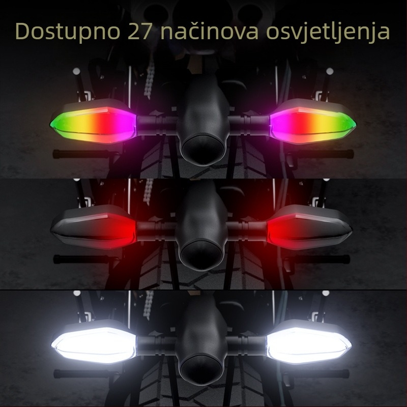 LED projektorska svjetla za motocikl za električni motocikl, 9.5W 12V, Tip a.b signalizator, vijek trajanja 30000h