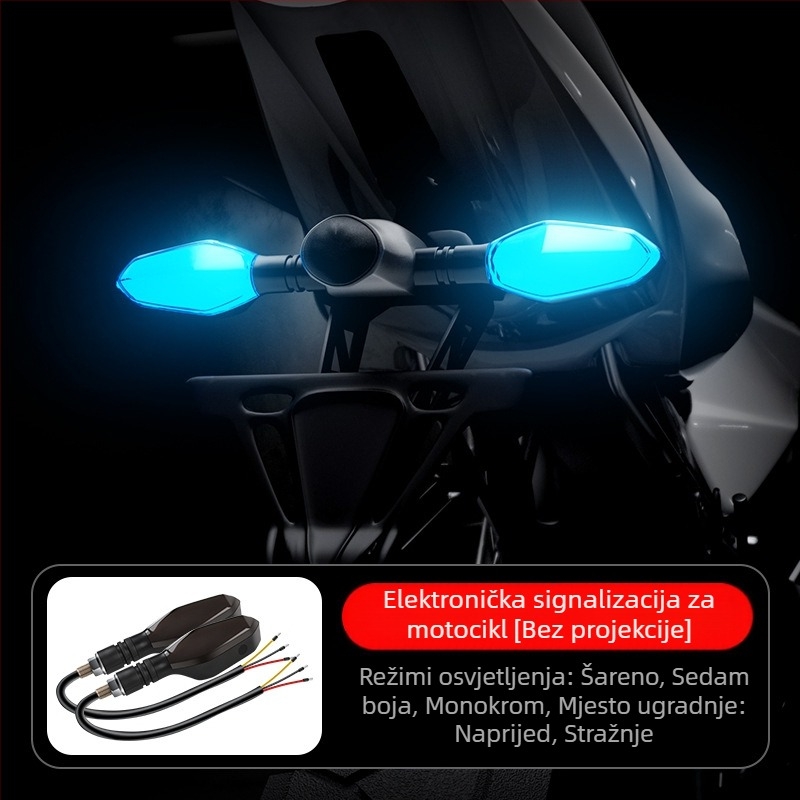 LED projektorska svjetla za motocikl za električni motocikl, 9.5W 12V, Tip a.b signalizator, vijek trajanja 30000h