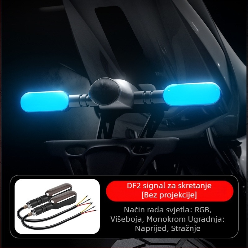 LED projektorska svjetla za motocikl za električni motocikl, 9.5W 12V, Tip a.b signalizator, vijek trajanja 30000h