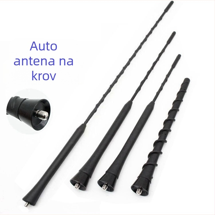 Auto antena za radio, navojna ugradnja, kompatibilna s većinom modela, radni vijek 200